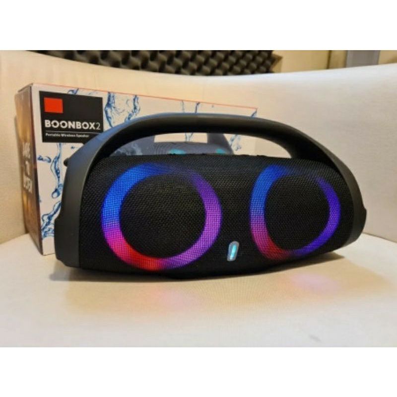 LOA BLUETOOTH BOOM-BOX ( BOONBOX2 ) CÓ LED CỰC LỚN