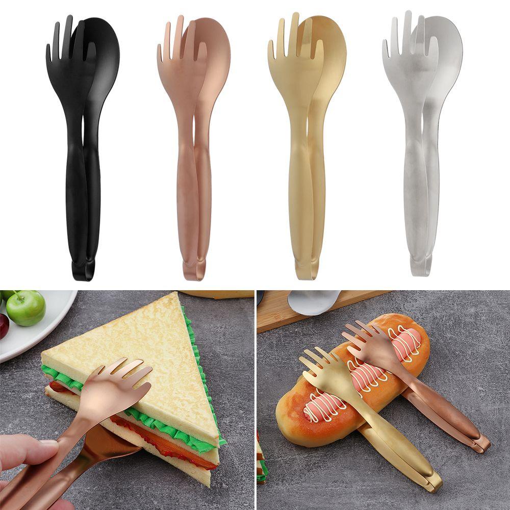 ♕Thú Nhồi Bông♕ Kẹp Gắp Thức Ăn/Salad/Đồ Nướng Bbq Đa Màu Sắc Phong Cách Hiện Đại Cho Nhà Bếp