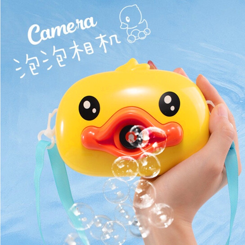 Máy Ảnh Thổi Bong Bóng Tự Động Có Nhạc Hình Chú Heo Đáng Yêu
