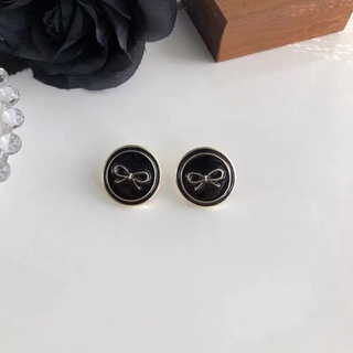 Bông tai mạ bạc 925 đính ngọc trai giả đơn giản phong cách Hàn Quốc