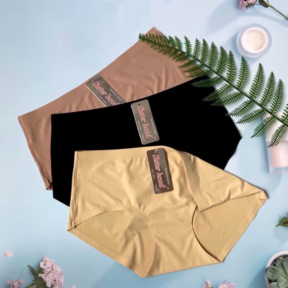 Đồ lót nữ, quần lót su đúc chuẩn Thái Lan, chip co giãn không viền dày dặn mát mịn Sister hood 604. | BigBuy360 - bigbuy360.vn