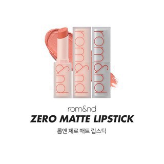 [CHÍNH HÃNG][FREESHIP] Son thỏi lì Romand New Zero Matte Lipstick 3g