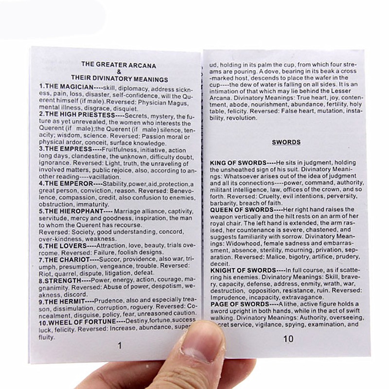 Bộ Bài Tarot Bói  Waite Tarot Cards Holographic tarot Cao Cấp