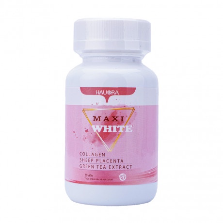 Viên uống trắng da collagen Hauora Maxi White