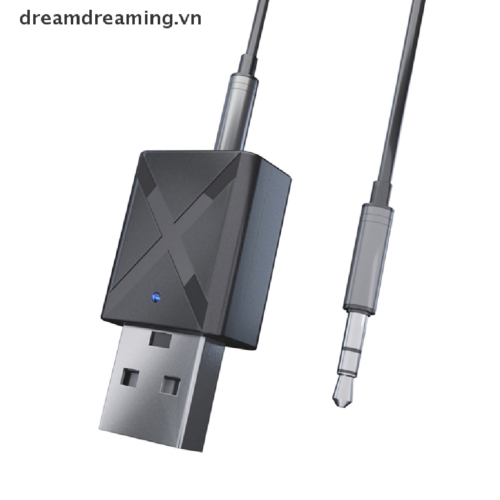 Thiết bị truyền nhận tín hiệu âm thanh Bluetooth USB FM 2 trong 1 5.0 cho xe hơi