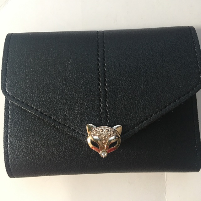 Ví da nữ Foxer màu đen
