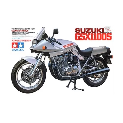 Mô hình lắp ráp XE MÔ TÔ 1/12 SUZUKI GSX1100S KATANA 14010 Tamiya