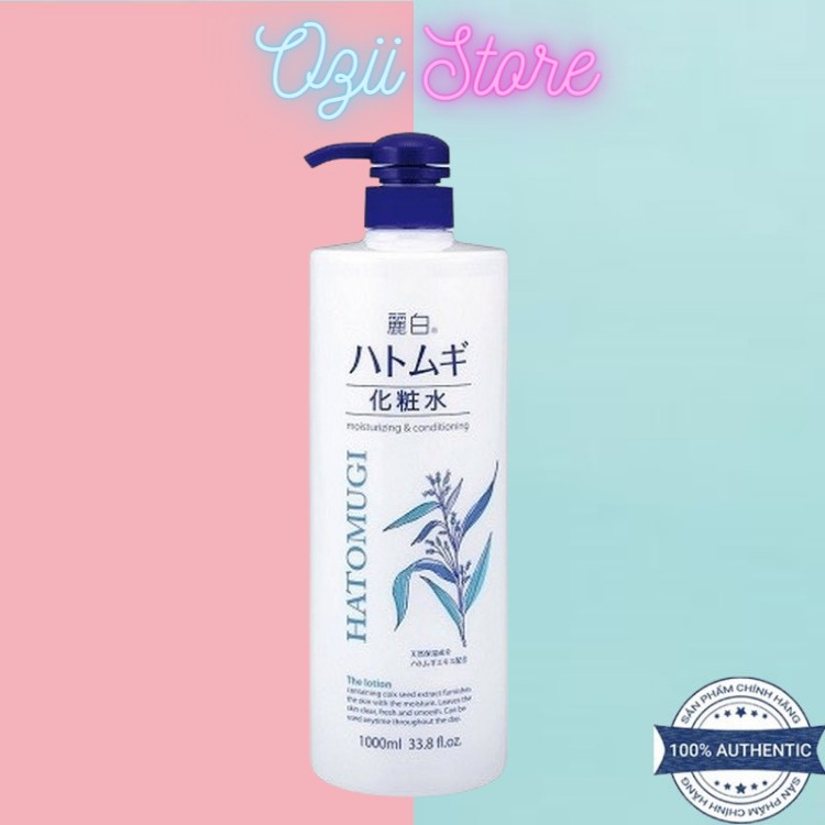 Lotion Hatomugi Skin Conditioner 1000ML nước cân bằng da tinh chất ý dĩ ozii