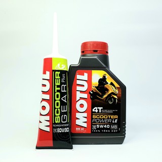 Combo Motul Scooter Power LE 800ml + Nhớt láp/hộp số