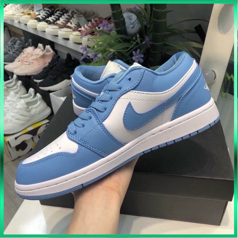 Giày Thể Thao 𝗝𝗼𝗿𝗱𝗮𝗻 Thấp Cổ Nam Nữ Xanh Dương, Giày Sneaker 𝗝𝗼𝗿𝗱𝗮𝗻 Thấp Cổ Màu Xanh Dương  Full Box