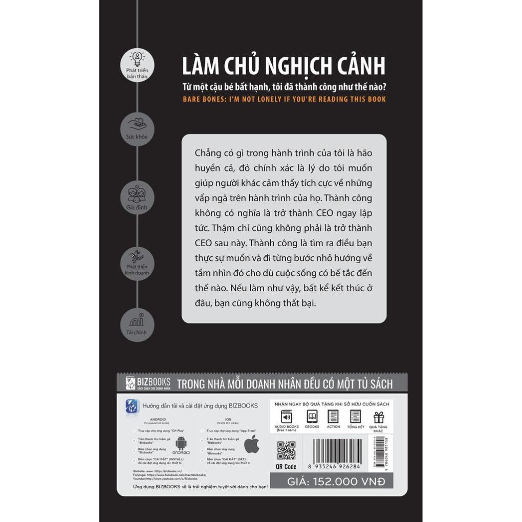 Sách Làm Chủ Nghịch Cảnh Từ Một Cậu Bé Bất Hạnh Tôi Đã Thành Công Như Thế Nào MCTL8499