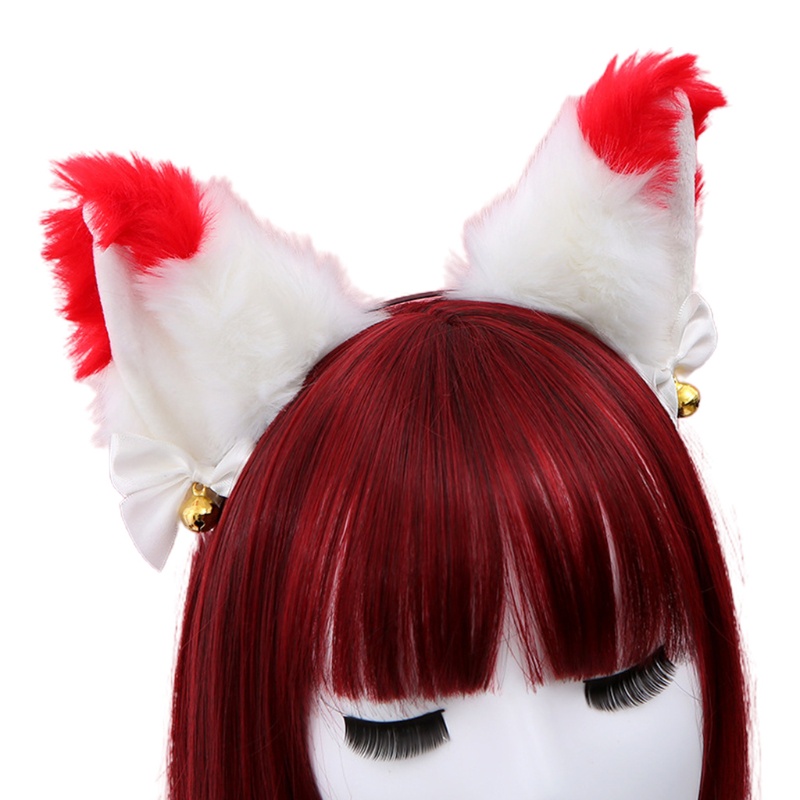 Băng Đô Tai Mèo Bông Mềm Mại Hóa Trang Cho Nữ