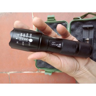 Đèn pin siêu sáng T6 UltraFire H352 (TẶNG KÈM 1 CÂY ĐÈN LAZER 3IN1)