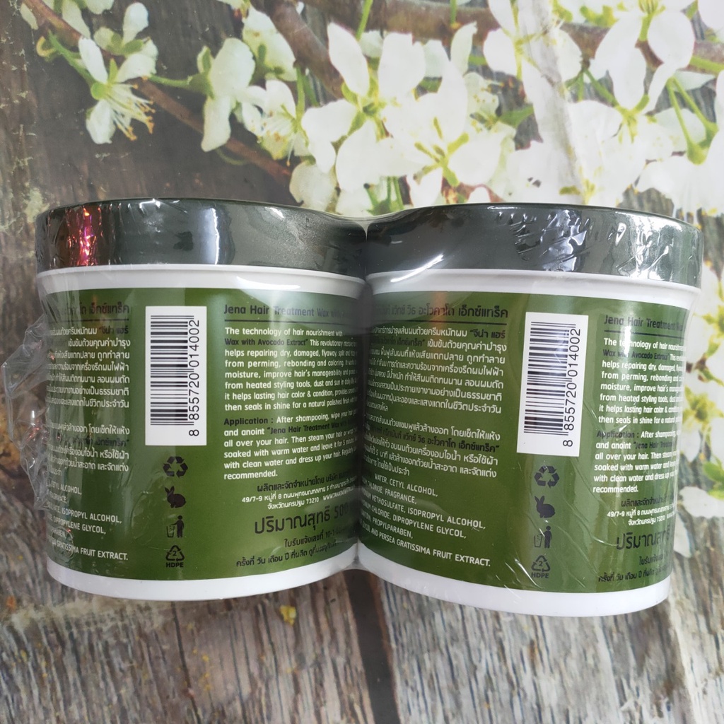 Ủ TÓC THÁI LAN DỨA - BƠ JENA mềm mượt phục hồi hư tổn 500G