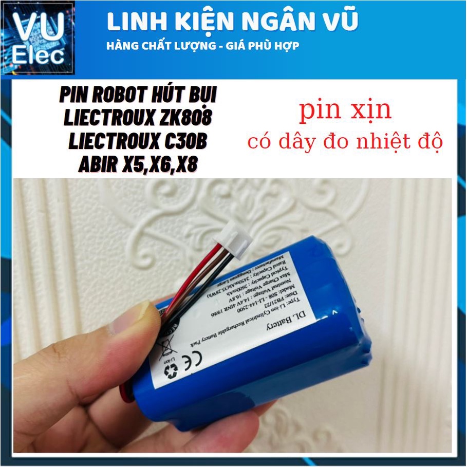 Pin robot hút bụi Ecovacs DUNG LƯỢNG CAO 2600MAH/3400MAH hàng Việt nam CAM KẾT PIN XỊN ( Lỗi 1 đổi 1 trong 3 tháng) | BigBuy360 - bigbuy360.vn