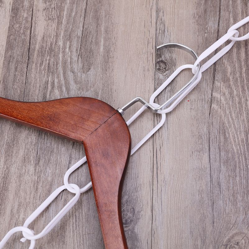 Dây Xích Móc Quần Áo Bằng Nhựa Có 23 Vòng Móc Treo Cho Cửa Hàng