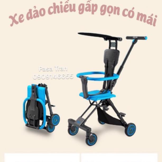 Xe đẩy đảo chiều gấp gọn vovo/playkids