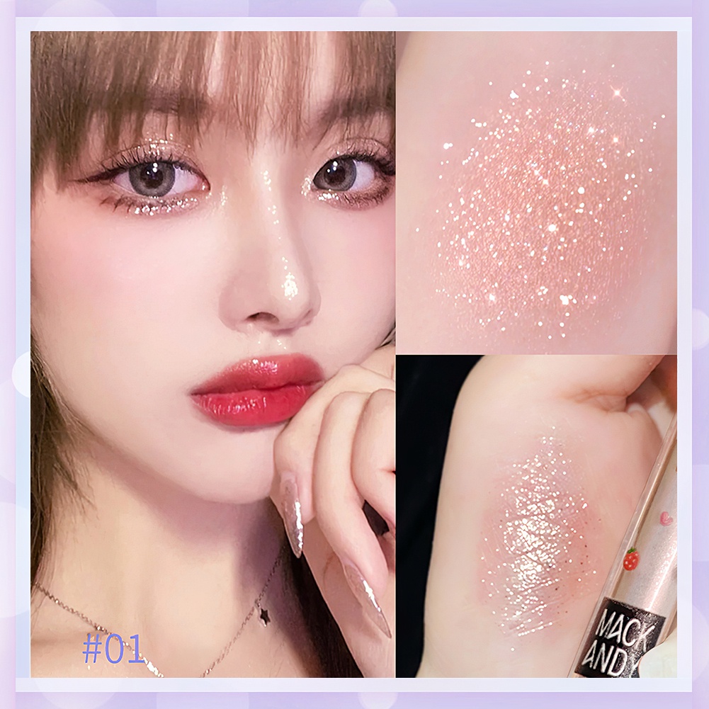 (Hàng Mới Về) Phấn Mắt Dạng Lỏng Gecomo 4 Màu Lấp Lánh Tùy Chọn Chống Thấm Nước Màu Sắc | BigBuy360 - bigbuy360.vn