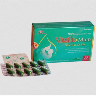 Viên Giải Cảm Vitaflu Mum An Toàn Cho Bà Bầu Hộp 30 Viên