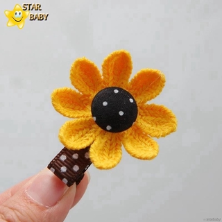 Kẹp tóc thiết kế bông hoa hoạt hình dễ thương cho bé