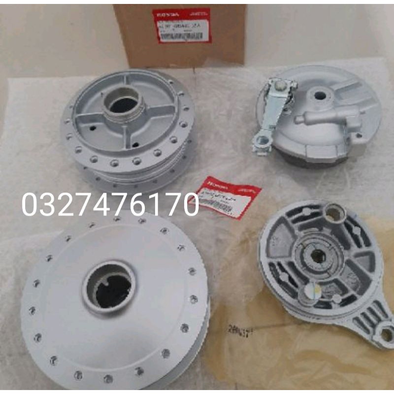 Bộ bát má đùm, moay ơ trước sau xe DREAM thái zin honda