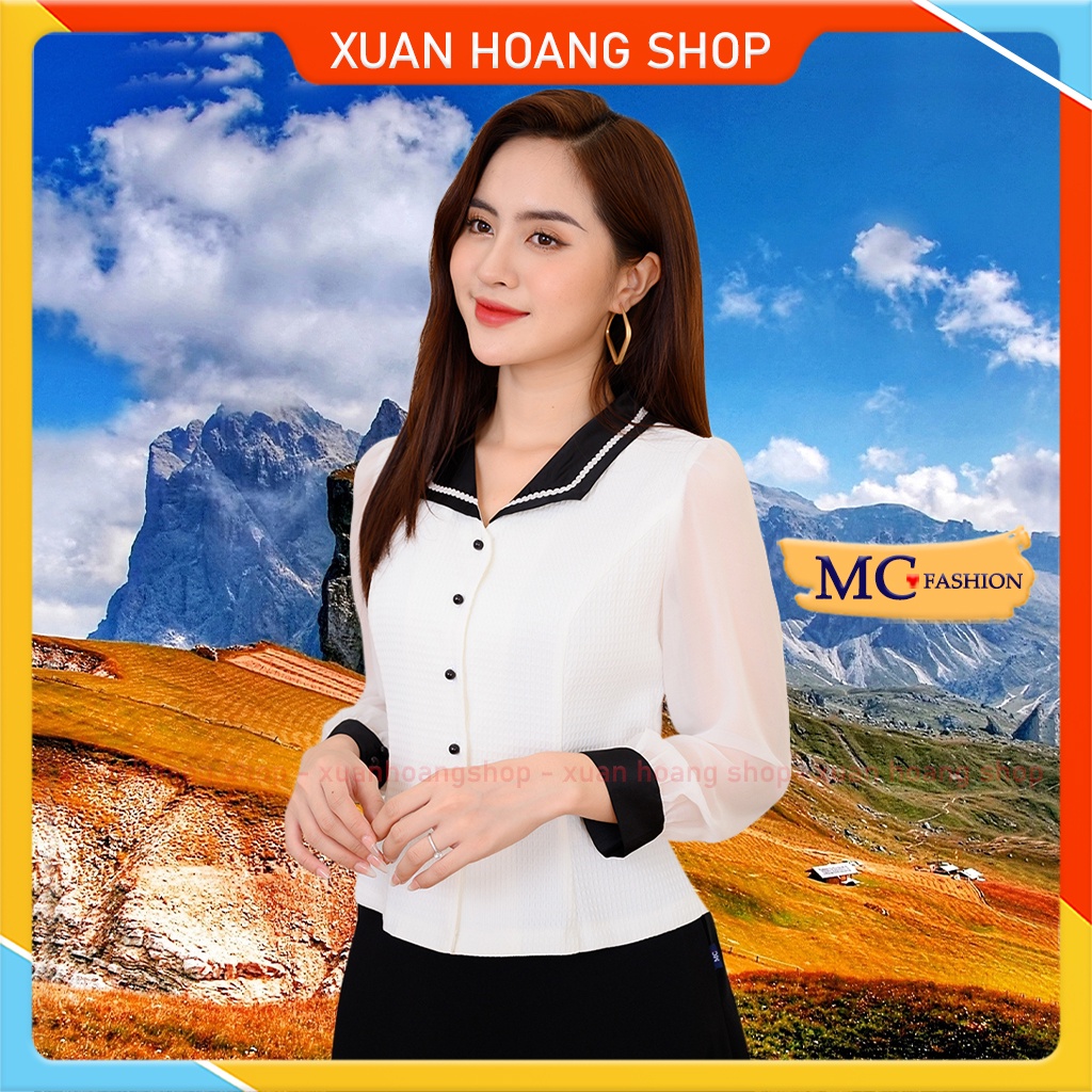 Áo Sơ Mi Công Sở Nữ Đẹp Dài Tay Mc Fashion Ta1140