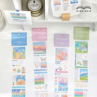 Masking tape phong cách nhẹ nhàng tươi tắn