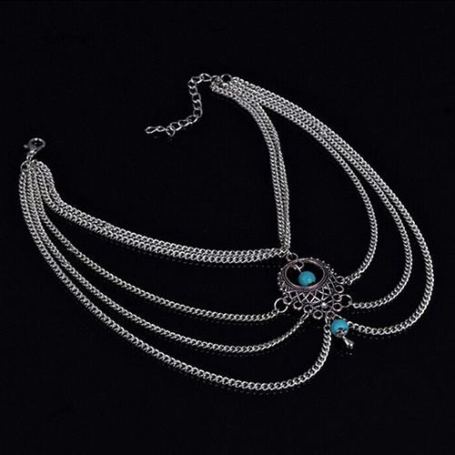 Lắc chân nữ đính đá sang trọng thời trang phong cách | BigBuy360 - bigbuy360.vn