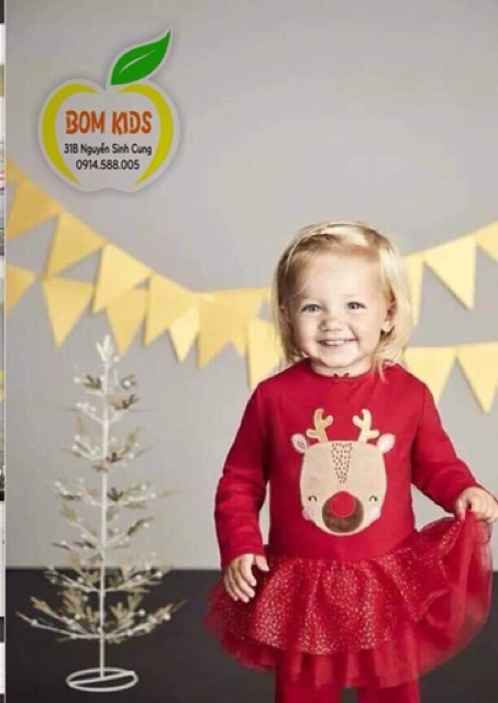 DEAL SỐC 50%] VÁY NOEL CHO BÉ GÁI CỰC XINH