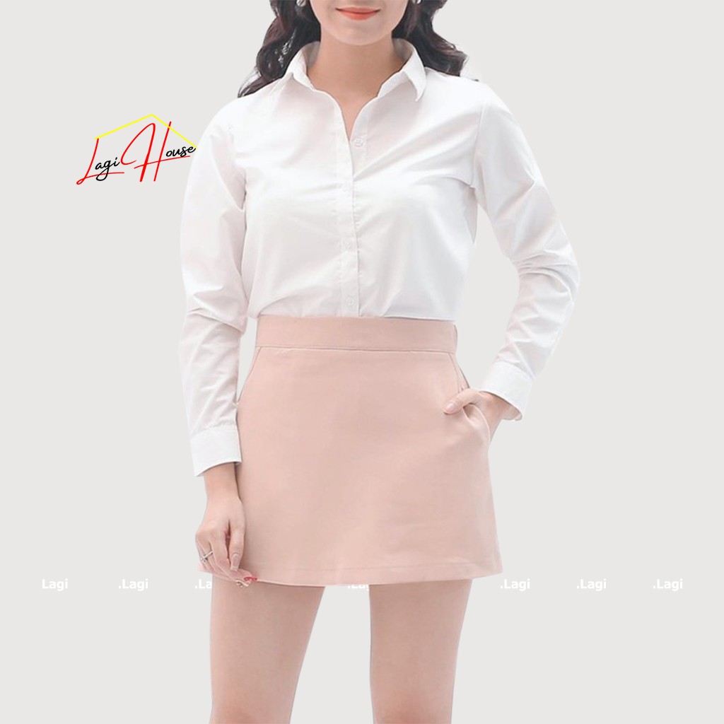 Chân váy chữ a công sở lưng cao cạp cao phong cách quần giả váy nữ LaGi VN25 | BigBuy360 - bigbuy360.vn