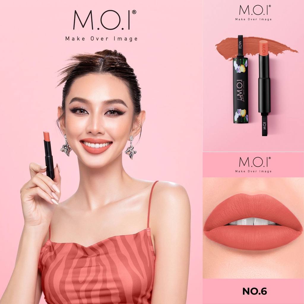 Son Môi Lì - Son Hồ Ngọc Hà Love M.O.I phiên bản 2020 - MOI Cosmetics