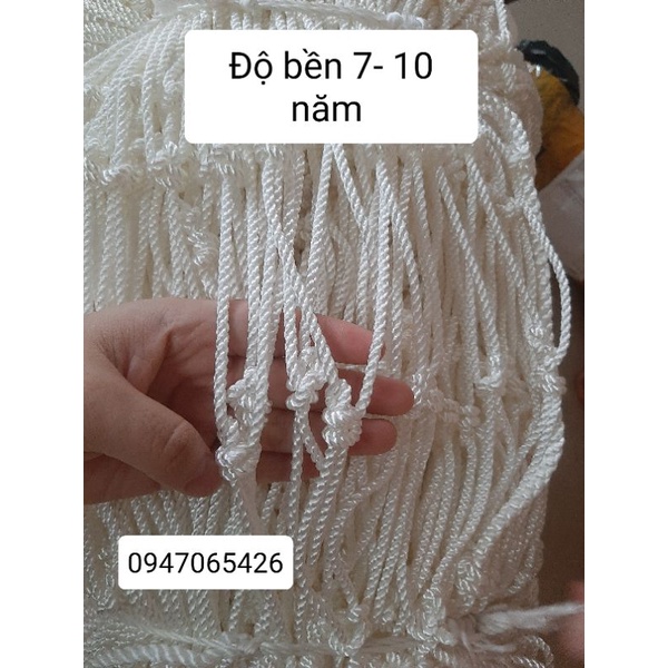 Lưới chắn cầu thang sợi nylon  rộng 0,8 dài 10 (mắt 10cm)