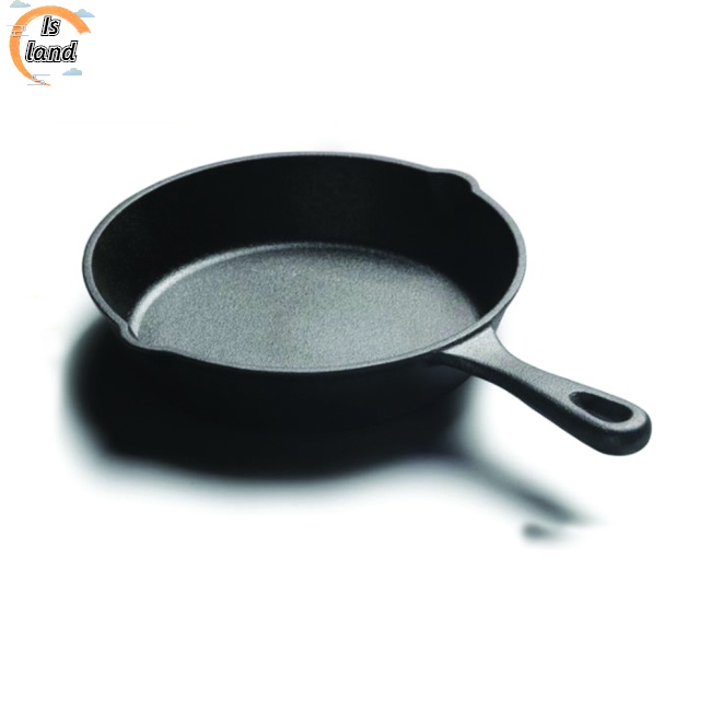 Chảo Gang Mini 14cm/16cm/20cm/26cm Không Phủ Lớp Phủ