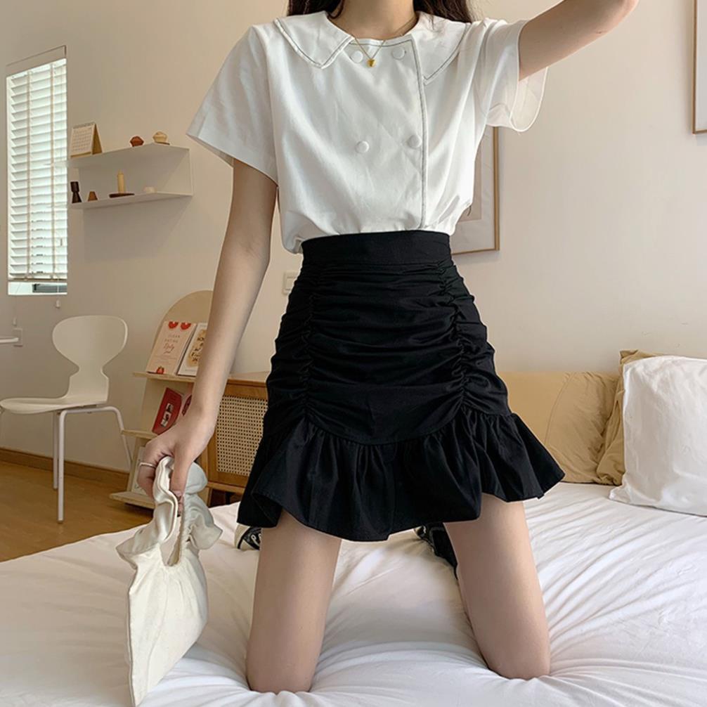 Chân váy đuôi cá nhún cạp cao có quần trong / chân váy ôm body ngắn chữ a lưng cao công sở  CV08 | BigBuy360 - bigbuy360.vn