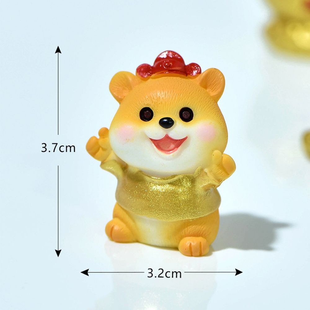 Đồ trang trí chú chó cầu tài lộc năm mới trang trí bàn làm việc