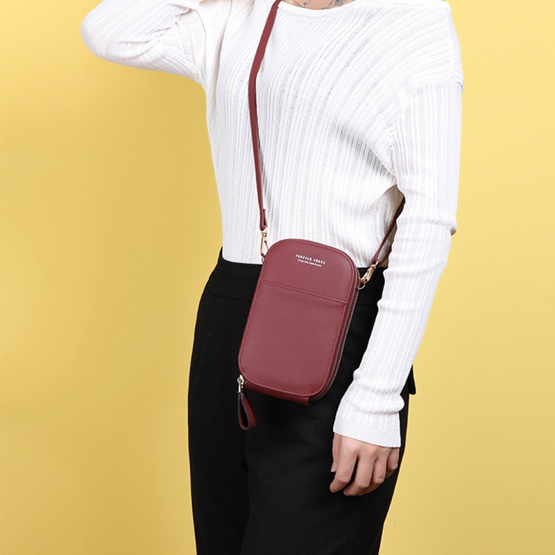 IELGY Túi Đeo Vai Hình Oval Đựng Điện Thoại Thời Trang Cho Nữ