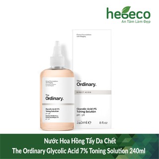 Nước Hoa Hồng Tẩy Da Chết The Ordinary Glycolic Acid 7% Toning Solution 240ml - Canada Chính Hãng