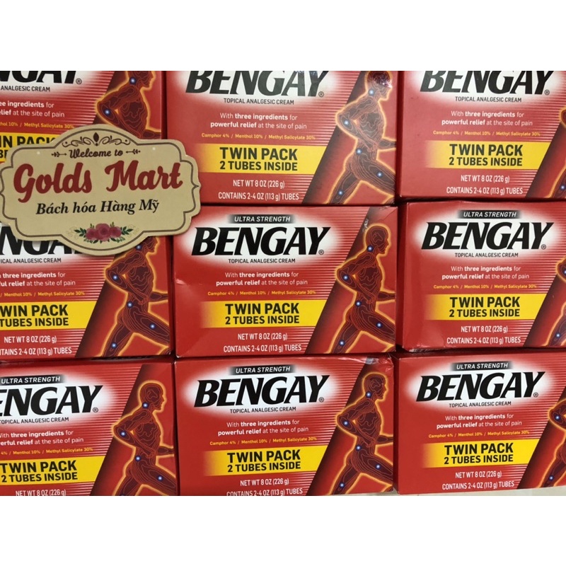 KEM XOA BÓP BENGAY - ULTRA STRENGTH - PAIN RELIEF tuýp 113g