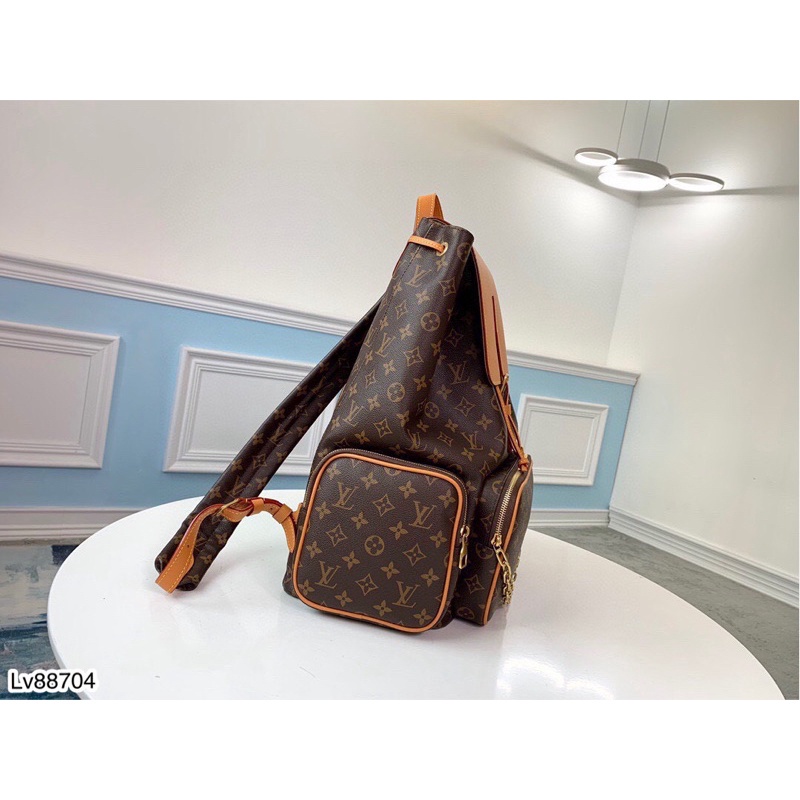 Balo Nam Nữ LV Trio Super - Balo LV Nam Nữ Backpack Chất Da Bò Spf