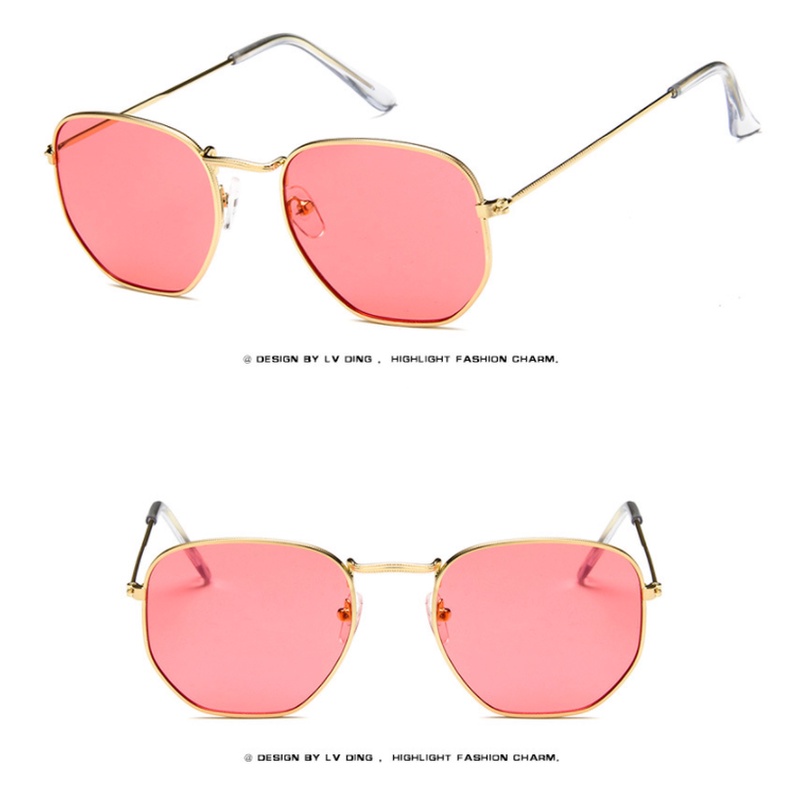 Kính mát gọng tròn bằng kim loạI thời trang dành cho cả nam và nữ