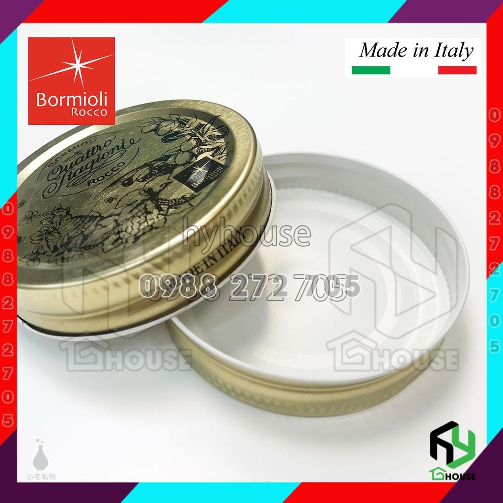 Combo 2 nắp vặn hũ thủy tinh Quattro - Bormioli Rocco - đường kính 70mm