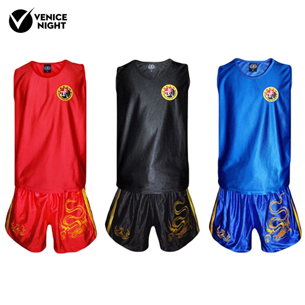 Set Đồ Tập Võ Taekwondo Muay Thai Không Tay