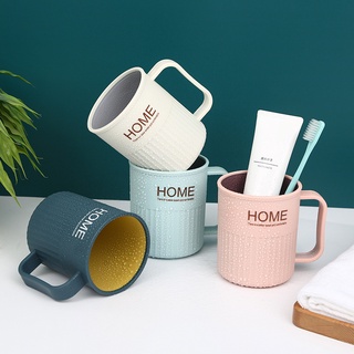 Cốc đánh răng chữ Home cao cấp có quai