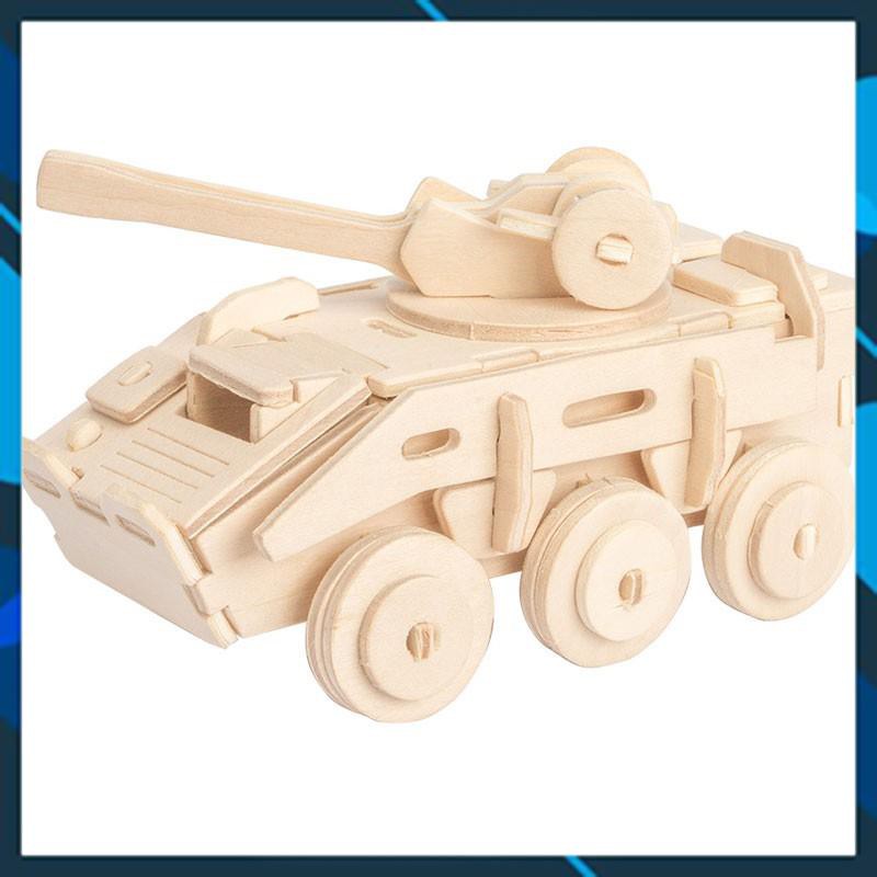 Mô hình nhà búp bê gỗ DIY Đồ chơi trẻ em Mô hình xe cộ 3D lắp ghép theo khớp Robotime Toy World