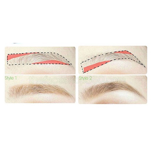 Chì kẻ chân mày 2 đầu the face shop