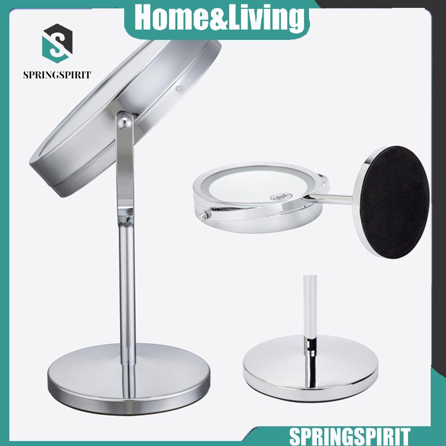 Gương Trang Điểm Phóng Đại 5x Có Đèn Led Tiện Dụng
