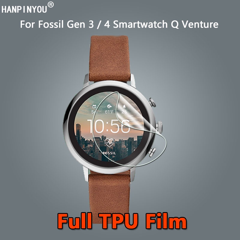 1 / 3 / 5 / 10 Chiếc Dành Cho Đồng Hồ Thông Minh Fossil Gen 3 / 4 Q Venture HR Sport Đồng Hồ GPS Thông Minh Siêu Mỏng Trong Suốt Full Cover Mỏng Mềm TPU Có Thể Sửa Chữa Hydrogel Phim Chống Trầy Xước Bảo Vệ Màn Hình -Không Kính Cường Lực