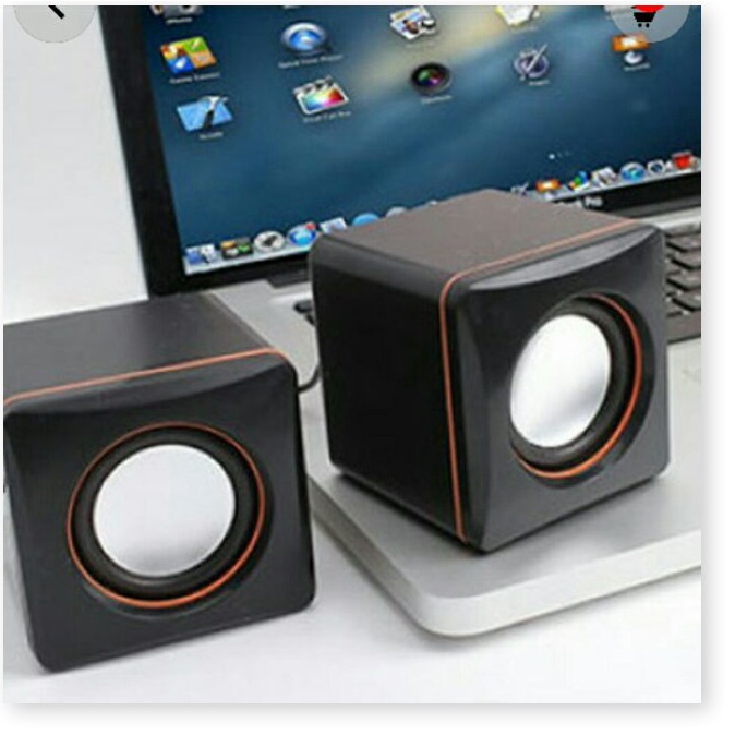 Bộ 2 Loa Nghe Nhạc Xí Ngầu Mini 2.0 Cực Hay, Jack 3.5