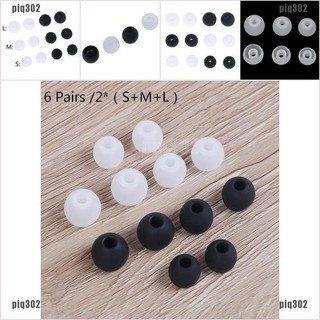 Set 6 Cặp Nút Tai Nghe Nhét Tai Bằng silicone 2 S M M L Chuyên Dụng