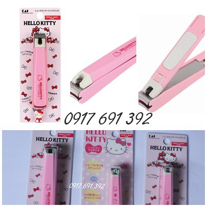 Bấm móng tay Hello Kitty DF New Standard Nail clippers Nhật Bản